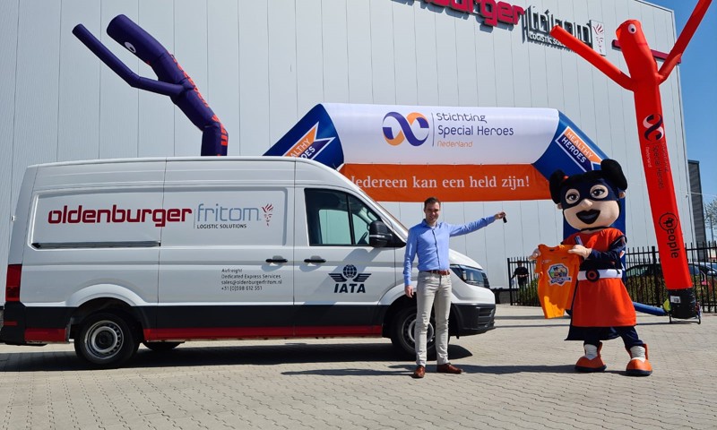 Logistics service provider Oldenburger|Fritom in Veendam has entered into a partnership with Special Heroes.